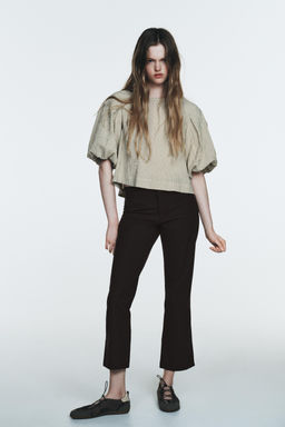 ELASTICATED SPORTY BALLERINAS - Zara фото 12
