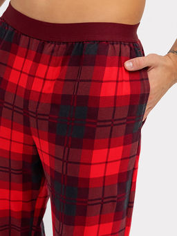 Брюки мужские домашние в красную клетку - Mark formelle фото 4
