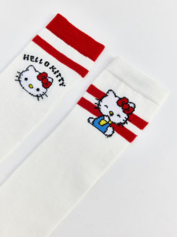Hello Kitty K?z ?ocuk Diz Alt? ?orap 2li