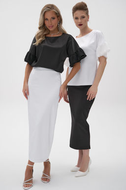 Блузка Луана (чёрный) - Эльза фото 10