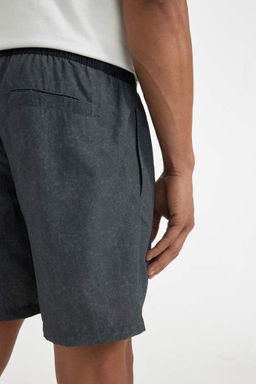 Короткие шорты для плавания стандартного кроя на сетчатой подкладке - Defacto фото 6