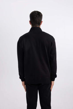 Толстовка Comfort Fit с воротником-стойкой на молнии - Defacto фото 6