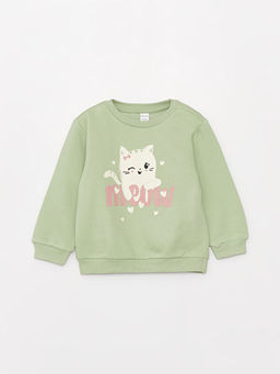 Bisiklet Yaka Uzun Kollu K?z Bebek Sweatshirt 2li - Waikiki фото 3