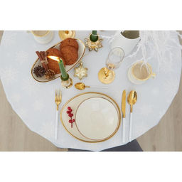 Скатерть Этель Forest animals d=215 +/- 3см с ГМВО, 100%хл, саржа 190 гр/м2  фото 8