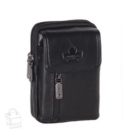 Сумка мужская кожаная 32717Z black Zinimsk в Новосибирске