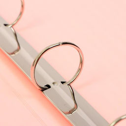 Папка на 4 кольцах А4, Calligrata, 40 мм, 500 мкм, оранжевая неон  фото 2