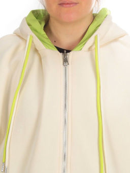 2561 BEIGE/ORANGE Худи женское (50 гр. синтепон) - Фабричный китай фото 20