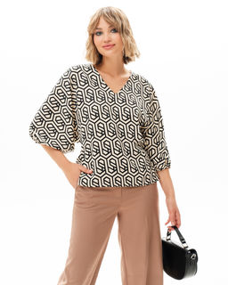 Блузка Японский шёлк с цельнокроеным рукавом - Elena sorti фото 2