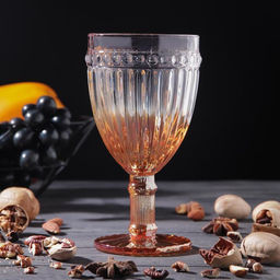 Бокал стеклянный Босфор, 250 мл, 8,516,5 см, цвет градиент золото