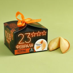 Печенье с предсказанием 23 февраля, 18 г (3 шт. х 6 г).