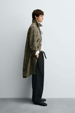 LIMITED EDITION WOOL - LINEN COAT - Zara фото 4