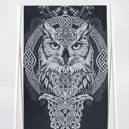 Полотенце махровое 6с102.411ж1 Тотем СОВА(антрацит) 67х150см