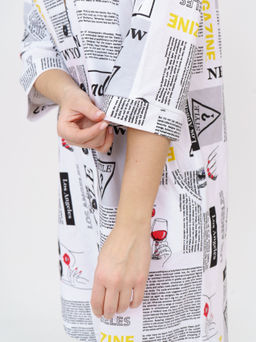 433 Халат "Газета"