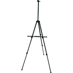 Мольберт художественный "ART" напольный, металлический, телескопический, максимальный размер мольберта 160x94x90 см, вес 900 г, максимальная высота холста 83 см, с возможностью регулировки угла наклона, с чехлом для транспортировки, в картонной коробке