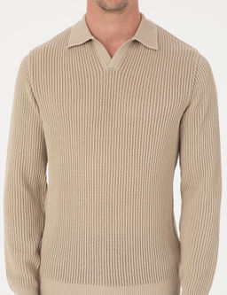 Bej Regular Fit Kazak - Cacharel фото 5