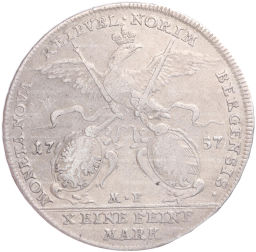 1 талер 1757 года город Нюрнберг