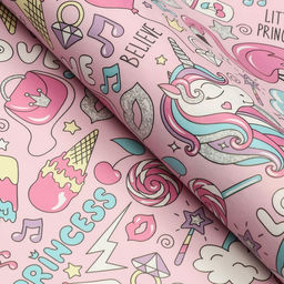 Набор упаковочной бумаги глянцевая Нежность 50 70 см ,2 листа - UPAK LAND фото 2