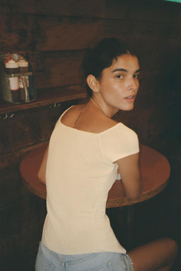 GATHERED KNIT TOP - Zara фото 18