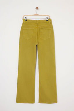 Ekru Bel Detayl? Yuksek Bel Wide Leg Pantolon TWOAW25JE00039 - Trendyolmilla фото 13