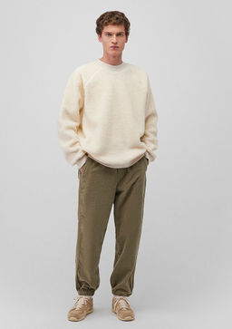 Haki Kadife Pantolon