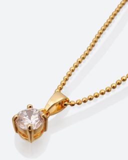 Diamantaire. Кулон с кубическим цирконом прямоугольной формы