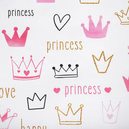 Цена за 10 шт. Бумага упаковочная крафтовая Для девочки, 50?70 см