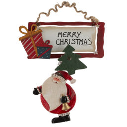 Изделие декоративное подвесное "Дед Мороз", L12 W1 H22 см, 4в.