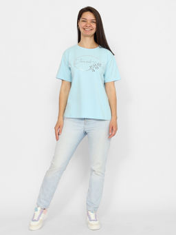 CRB wear/CSMW 60271-43 Футболка женская,голубой/Ex.Cherubino  фото 2