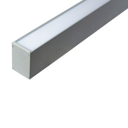 ULO-K10D 40W/4000K/L100 IP65 SILVER Светильник линейный светодиодный подвесной. Белый свет (4000К). 5600 Лм. Алюминий. Цвет серебро. TM Uniel