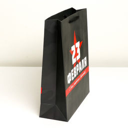 Пакет подарочный ламинированный, упаковка, «С 23 февраля», M 26×30×9 см