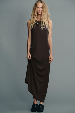 FLOWING HALTER DRESS - Zara фото 9