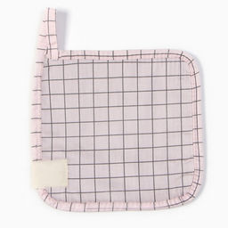 Прихватка Этель Клетка 19х19 см, 80% хл, 20% пэ, сатин 110 г/м2  фото 4