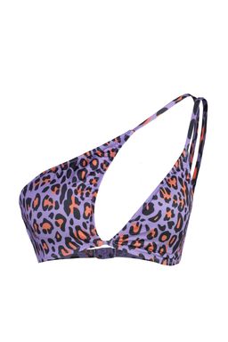 TRENDYOLMILLA Leopar Desenli Tek Omuz Cut Out/Pencereli Bikini Ustu TBESS23BU00052  фото 6