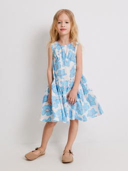 ACOOLA / Платье детское для девочек Teon голубой принт  фото 5