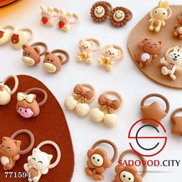 Набор резинок для волос, 10 шт