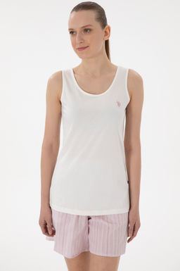 Kad_n Ekru Pijama Tak_m_ Sepette S_rpriz _ndirim - U.s. polo assn фото 3