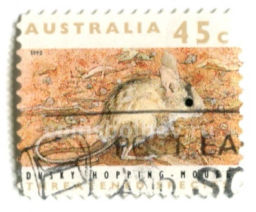 Марка Тушканчиковая мышь 1992 год Австралия