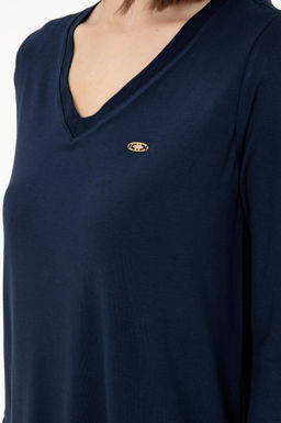 Женский темно-синий свитшот Неожиданная скидка в корзине - U.s. polo assn фото 7