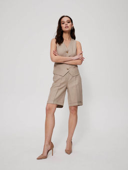 Шорты 322.090057/бежевый - Seven senses фото 6