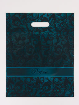 Цена за 25 шт. Пакет «Перфекто Ультрамарин», полиэтиленовый с вырубной ручкой, 90 мкм, 30×37 см