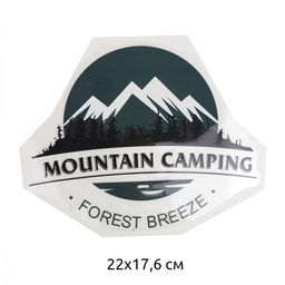 Термотрансфер арт.TBY.1276 Mountain Camping 22х17,6см, уп.10шт