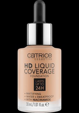 CATRICE Тональная основа HD Liquid Coverage Foundation, 040 Warm Beige темно-бежевый 30 мл  фото 2