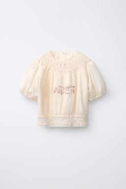 BLUSA BORDADOS / Crudo