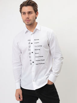 Сорочка мужская длинный рукав GREG 100/139/WH/ZN/print  фото 6