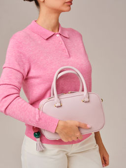 Кожаная сумка Hawaii DBR 31216 розовый дым фото 6