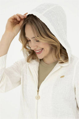 Женская белая рубашка с длинным рукавом - U.s. polo assn фото 2