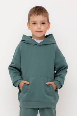 КР 302733/темный малахит к556 джемпер (худи) для мал - Crockid фото 2