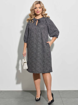 Платье 0218-2 чёрный кварц - Dora фото 2