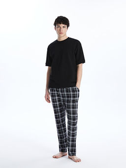 Standart Kal?p Ekose Erkek Pijama Alt