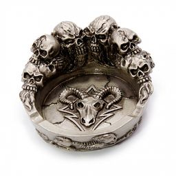 Пепельница Черепа символизирует защиту от внезапной смерти d-11см ХРУПКОЕ